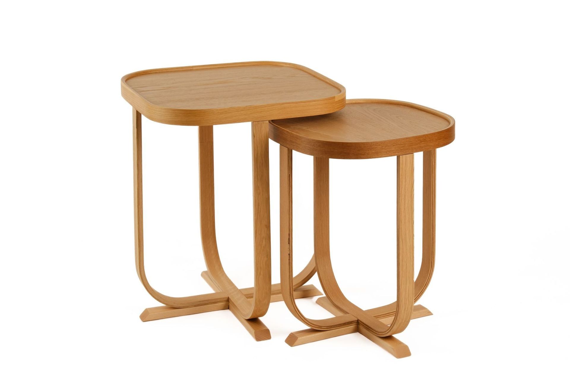 Satsbord (2 deler) Wallxpert Hisar (50 x 58 x 50 cm) Eik - Eik