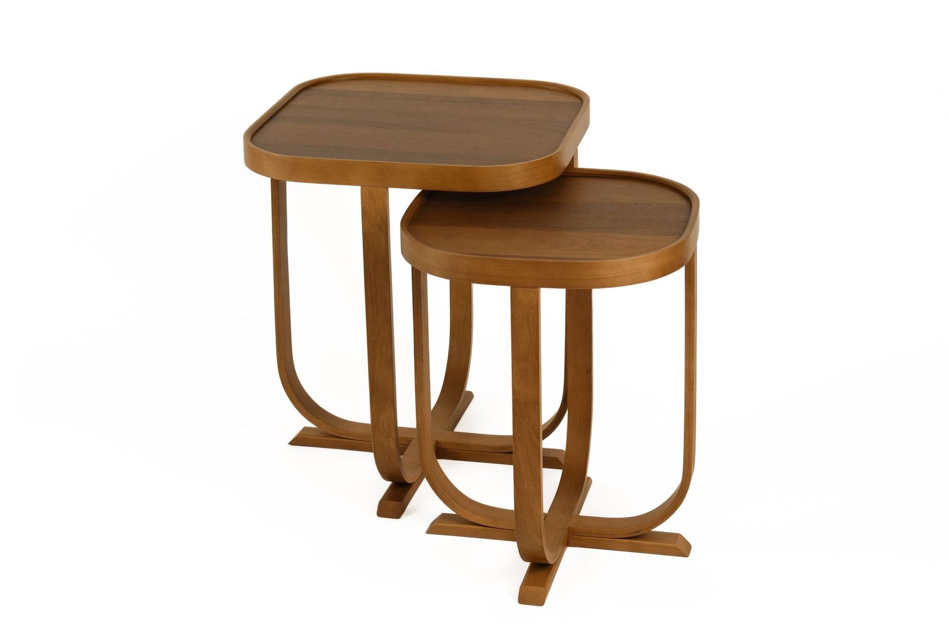 Satsbord (2 deler) Wallxpert Hisar (50 x 58 x 50 cm) Valnøtt - Valnøtt