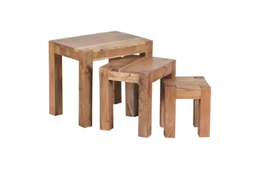 Satsbord Wohnling Brun - Møbler - Bord - Avlastningsbord - Settbord