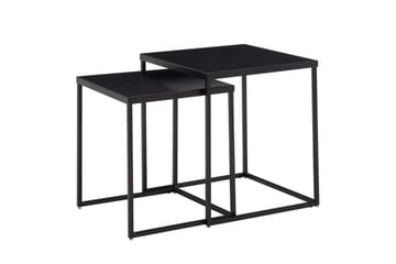 Satsbord Wohnling Svart - Møbler - Bord - Avlastningsbord - Settbord