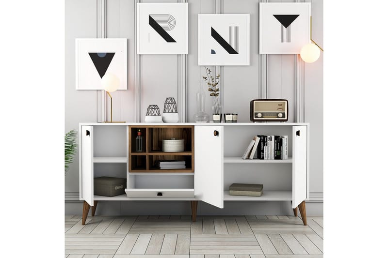 Scone Konsollbord 180 cm - Hvit - Møbler - Bord - Avlastningsbord - Gangbord