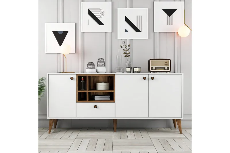 Scone Konsollbord 180 cm - Hvit - Møbler - Bord - Avlastningsbord - Gangbord