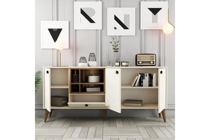 Scone Konsollbord 180 cm - Krem - Møbler - Bord - Avlastningsbord - Gangbord