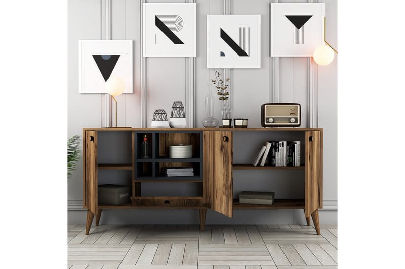 Scone Konsollbord 180 cm - Valnøtt - Møbler - Bord - Avlastningsbord - Gangbord