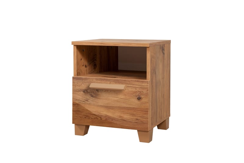 Leva Nattbord 45x40 cm Brun - Hanah Home - Møbler - Bord - Avlastningsbord - Sengebord & nattbord