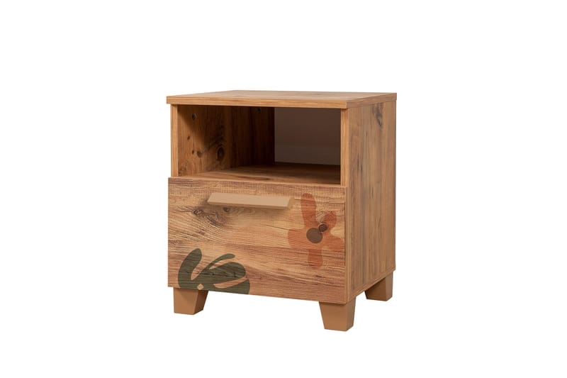 Leva Nattbord 45x40 cm Brun - Hanah Home - Møbler - Bord - Avlastningsbord - Sengebord & nattbord