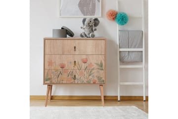 Bertoaria Nattbord 80x40 cm Brun - Hanah Home - Møbler - Bord - Avlastningsbord - Sengebord & nattbord