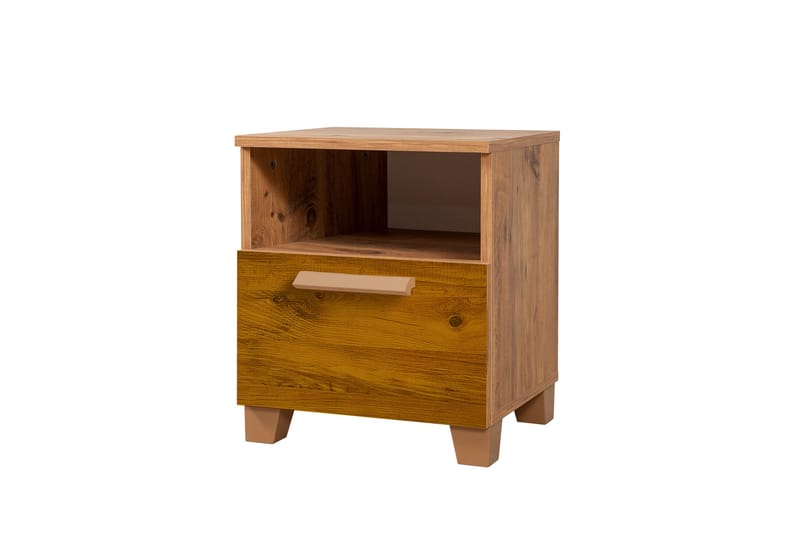 Leva Nattbord 45x40 cm Brun - Hanah Home - Møbler - Bord - Avlastningsbord - Sengebord & nattbord