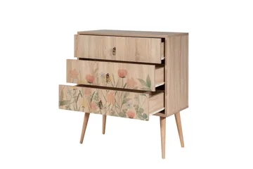 Bertoaria Nattbord 80x40 cm Brun - Hanah Home - Oppbevaring - Oppbevaringsmøbler - Kommode - Entrekommode