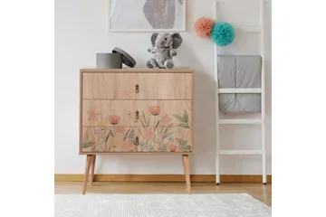 Bertoaria Nattbord 80x40 cm Brun - Hanah Home - Oppbevaring - Oppbevaringsmøbler - Kommode - Entrekommode