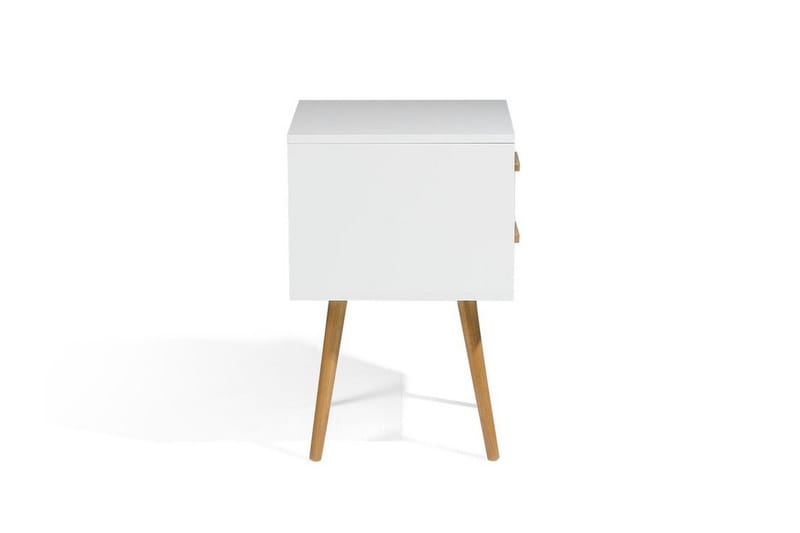 Alabama Nattbord 40 cm - Hvit - Møbler - Bord - Avlastningsbord - Sengebord & nattbord