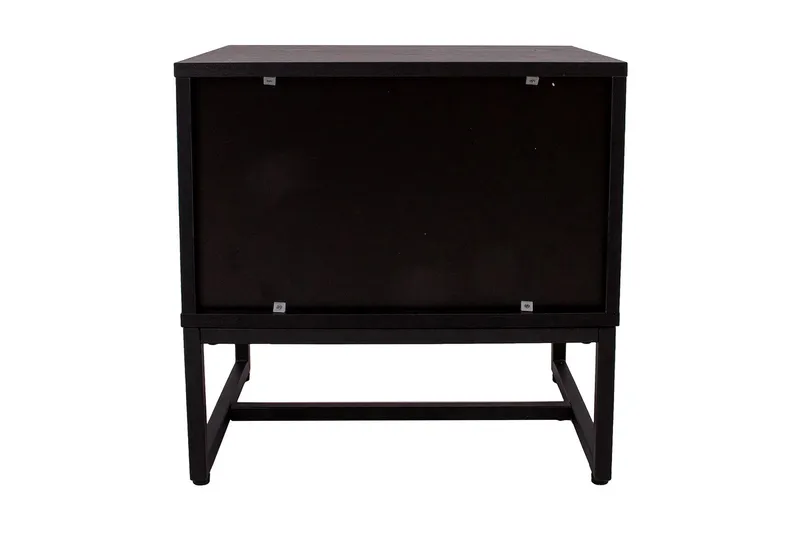 Amsterdam Nattbord Eik/Svart - Møbler - Bord - Avlastningsbord - Sengebord & nattbord