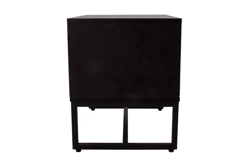 Amsterdam Nattbord Eik/Svart - Møbler - Bord - Avlastningsbord - Sengebord & nattbord