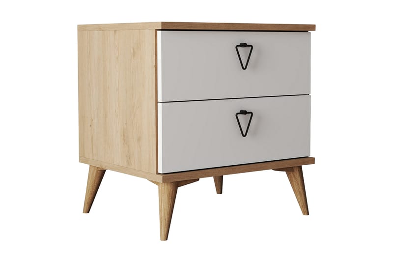 Andifli Nattbord 52x55,1 cm - Brun - Møbler - Bord - Avlastningsbord - Sengebord & nattbord