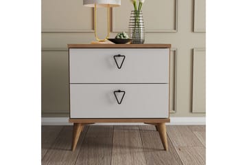 Andifli Nattbord 52x55,1 cm - Brun - Møbler - Bord - Avlastningsbord - Sengebord & nattbord