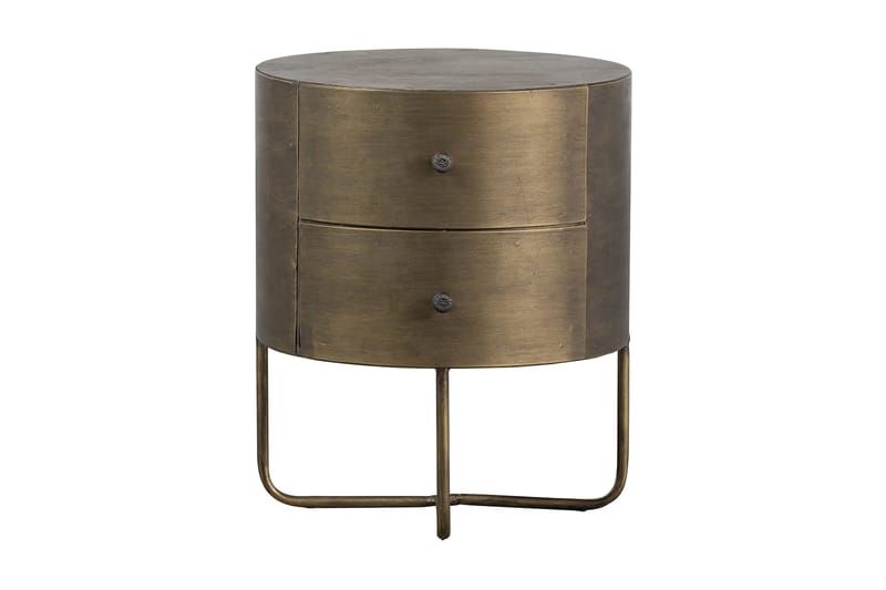 Astranna Nattbord 39 cm, Antikk Messing