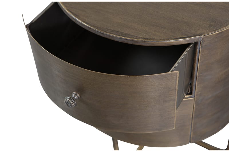 Astranna Nattbord 39 cm - Antikk Messing - Møbler - Bord - Avlastningsbord - Sengebord & nattbord