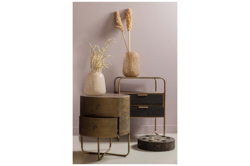 Astranna Nattbord 39 cm - Antikk Messing - Møbler - Bord - Avlastningsbord - Sengebord & nattbord