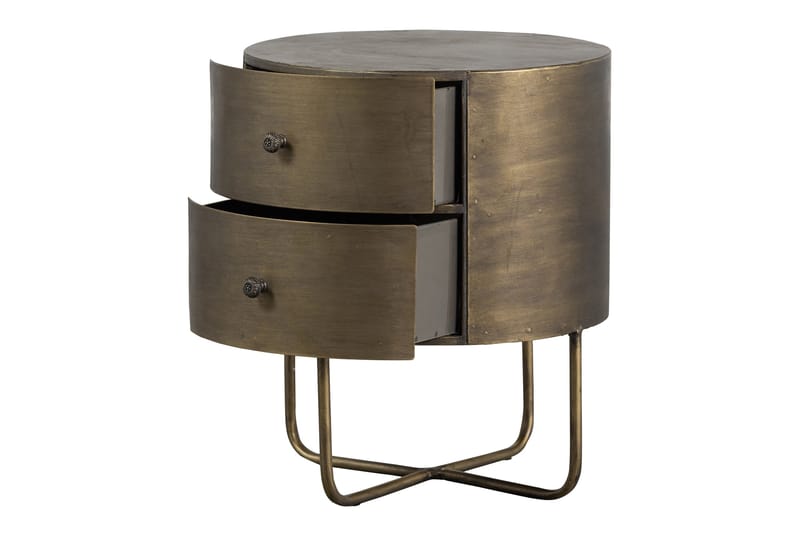 Astranna Nattbord 39 cm - Antikk Messing - Møbler - Bord - Avlastningsbord - Sengebord & nattbord