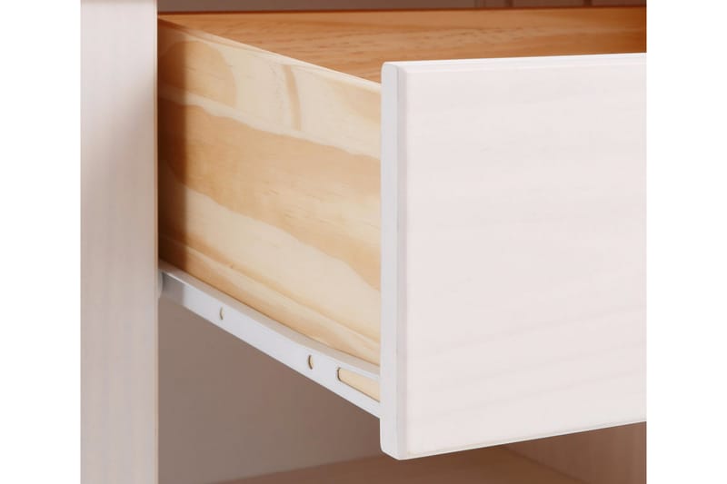 Barleduc Nattbord 43 cm - Hvit/Gul - Møbler - Bord - Avlastningsbord - Sengebord & nattbord