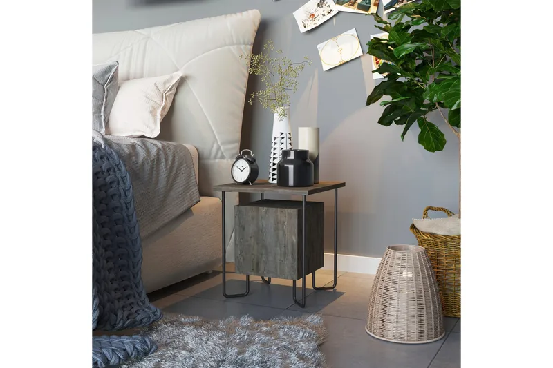 Berghagen Nattbord - Brun - Møbler - Bord - Avlastningsbord - Sengebord & nattbord