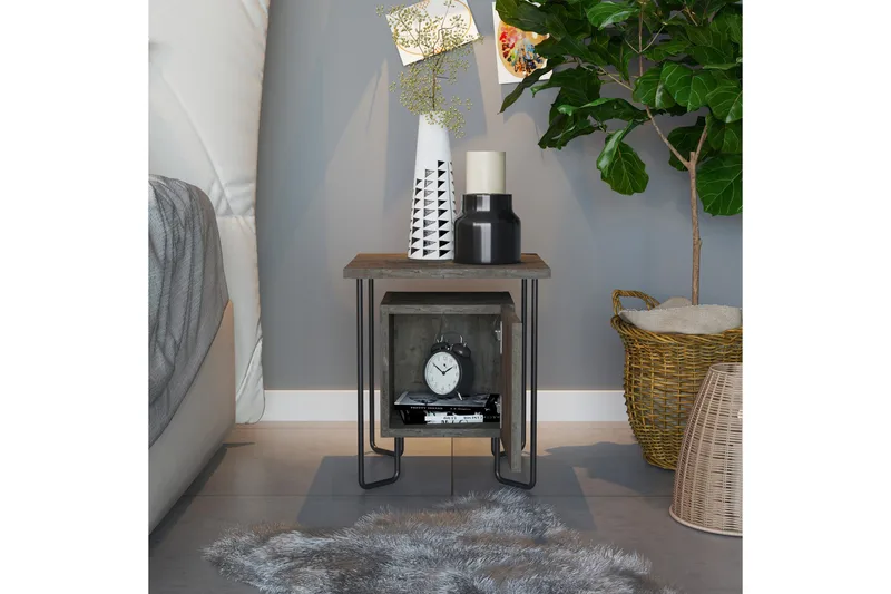 Berghagen Nattbord - Brun - Møbler - Bord - Avlastningsbord - Sengebord & nattbord