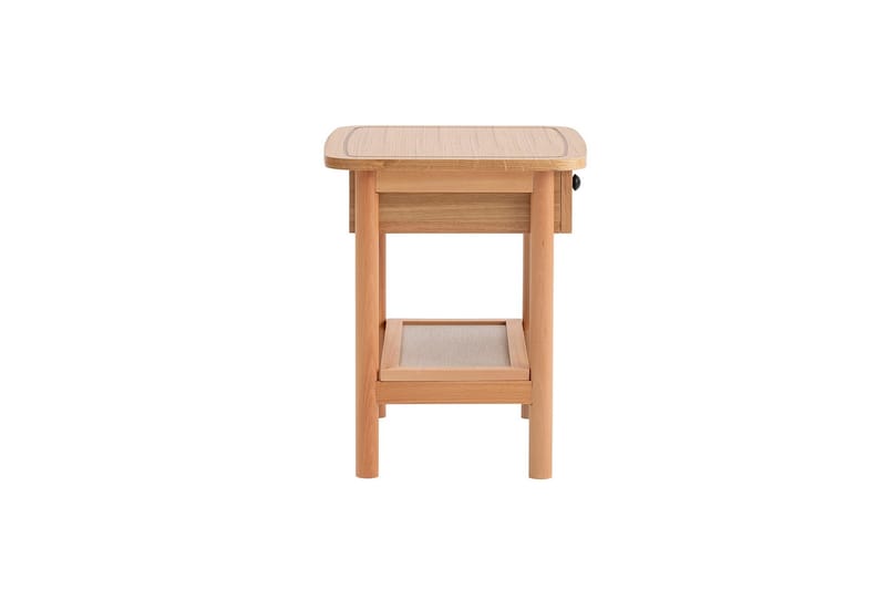 Bhika Nattbord 55 cm - Naturell/tre - Møbler - Bord - Avlastningsbord - Sengebord & nattbord