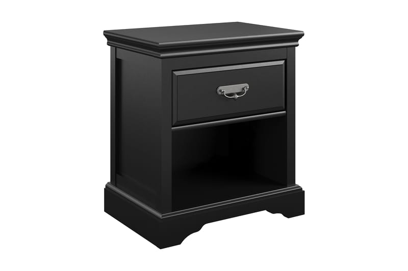 Bristol Nattbord 60x42 cm Svart - Dorel Home - Møbler - Bord - Avlastningsbord - Sengebord & nattbord