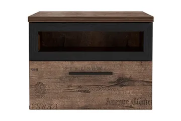 Cannop Nattbord 52 cm med Oppbevaring Skuff + Hylle - Møbler - Bord - Avlastningsbord - Sengebord & nattbord