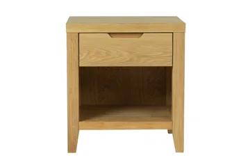 Chamba Nattbord 50 cm i Tre med Oppbevaring og Skuffer - Trefarget - Møbler - Bord - Avlastningsbord - Sengebord & nattbord
