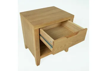 Chamba Nattbord 50 cm i Tre med Oppbevaring og Skuffer - Trefarget - Møbler - Bord - Avlastningsbord - Sengebord & nattbord