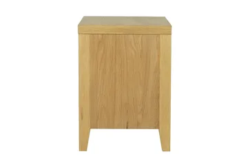 Chamba Nattbord 50 cm i Tre med Oppbevaring og Skuffer - Trefarget - Møbler - Bord - Avlastningsbord - Sengebord & nattbord