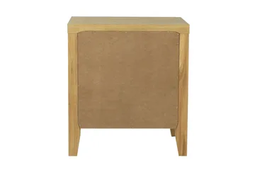 Chamba Nattbord 50 cm i Tre med Oppbevaring og Skuffer - Trefarget - Møbler - Bord - Avlastningsbord - Sengebord & nattbord