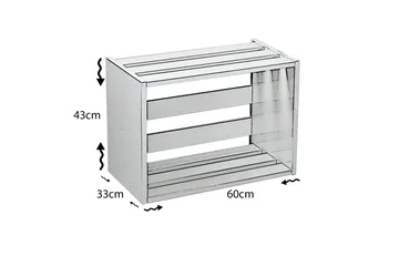 Comfortale Nattbord 60 cm - Hvit - Møbler - Bord - Avlastningsbord - Sengebord & nattbord