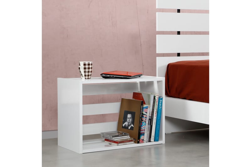 Comfortale Nattbord 60 cm - Hvit - Møbler - Bord - Avlastningsbord - Sengebord & nattbord