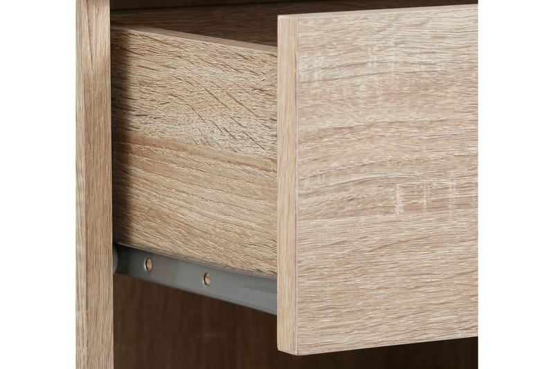 Dareia Nattbord 45 cm med Oppbevaring Skuff + Hylle - Brun - Møbler - Bord - Avlastningsbord - Sengebord & nattbord