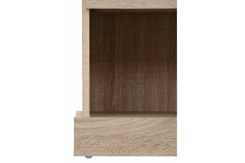 Dareia Nattbord 45 cm med Oppbevaring Skuff + Hylle - Brun - Møbler - Bord - Avlastningsbord - Sengebord & nattbord