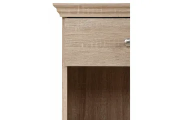 Dareia Nattbord 45 cm med Oppbevaring Skuff + Hylle - Brun - Møbler - Bord - Avlastningsbord - Sengebord & nattbord