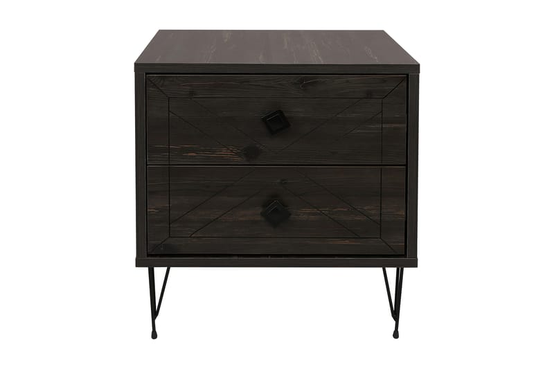Dasina Nattbord 50 cm - Mørkebrun - Møbler - Bord - Avlastningsbord - Sengebord & nattbord