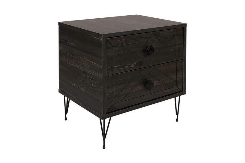 Dasina Nattbord 50 cm - Mørkebrun - Møbler - Bord - Avlastningsbord - Sengebord & nattbord