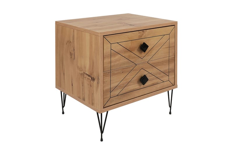 Dasina Nattbord 50 cm - Natur - Møbler - Bord - Avlastningsbord - Sengebord & nattbord