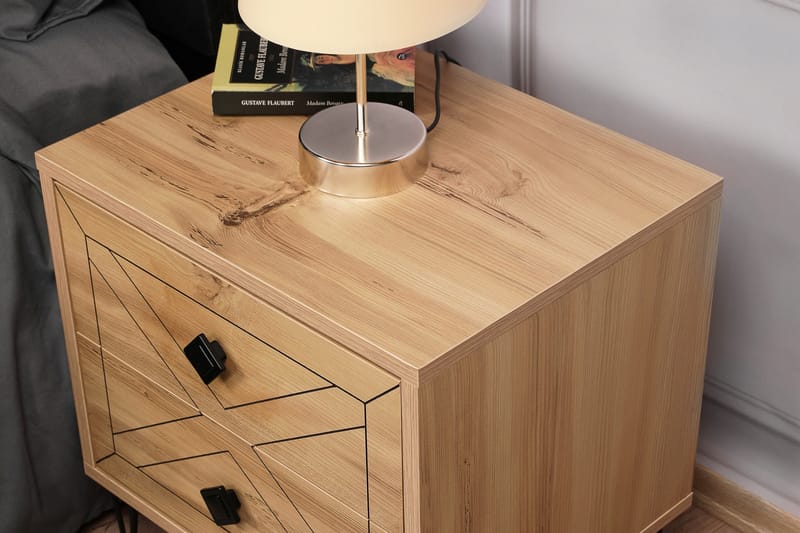 Dasina Nattbord 50 cm - Natur - Møbler - Bord - Avlastningsbord - Sengebord & nattbord