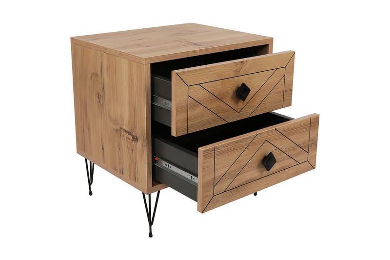 Dasina Nattbord 50 cm - Natur - Møbler - Bord - Avlastningsbord - Sengebord & nattbord