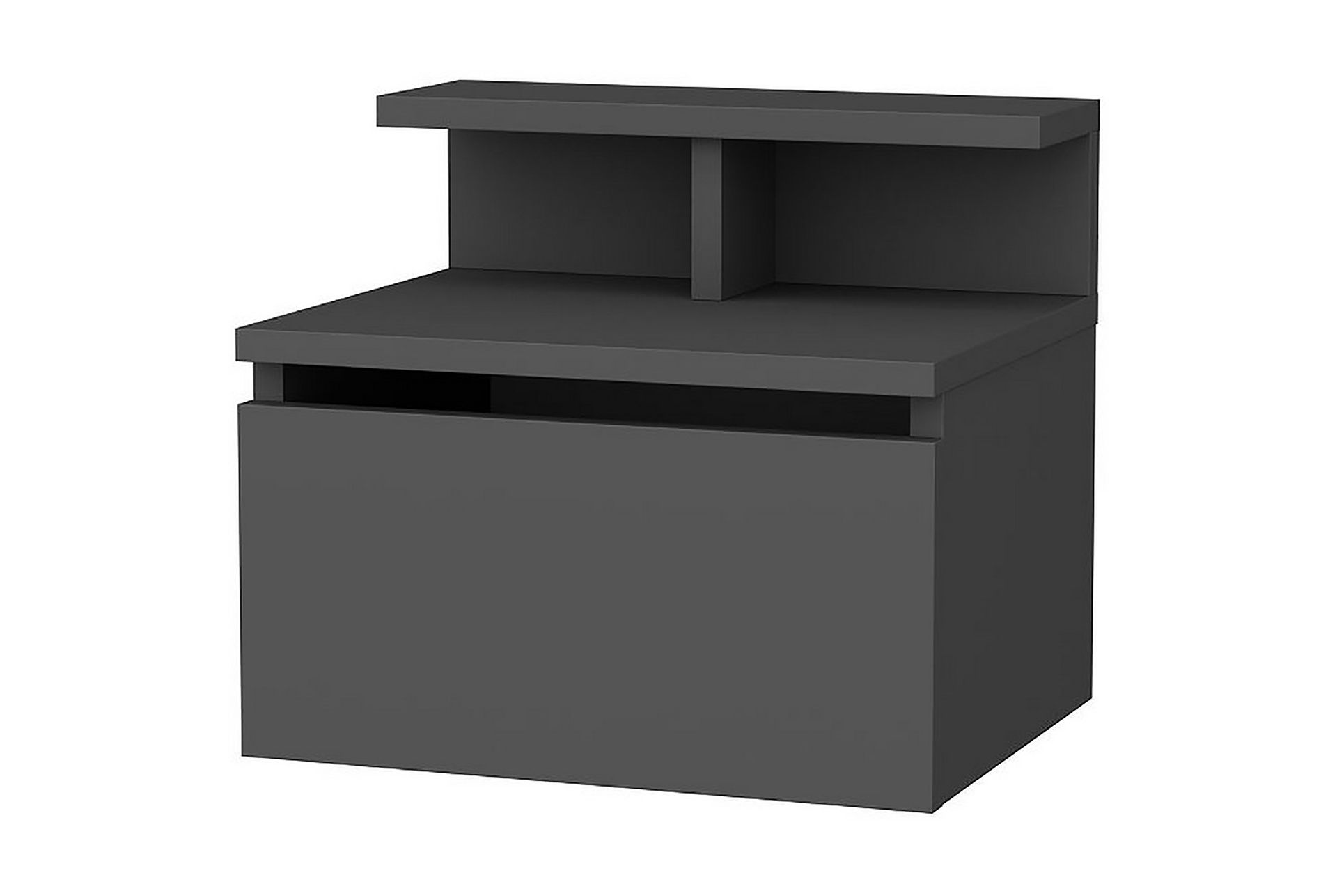 Desgrar Nattbord 39,8x35 cm - Antrasitt - Møbler - Bord - Avlastningsbord - Sengebord & nattbord