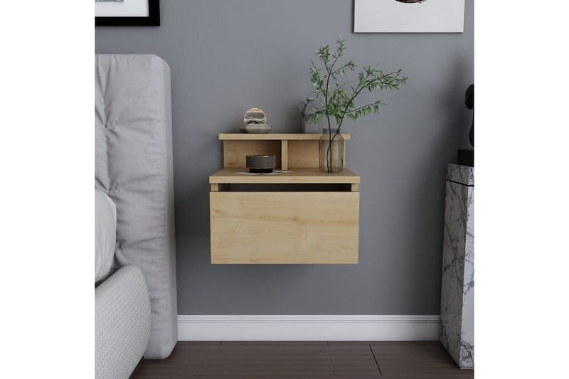 Desgrar Nattbord 39,8x35 cm - Brun - Møbler - Bord - Avlastningsbord - Sengebord & nattbord