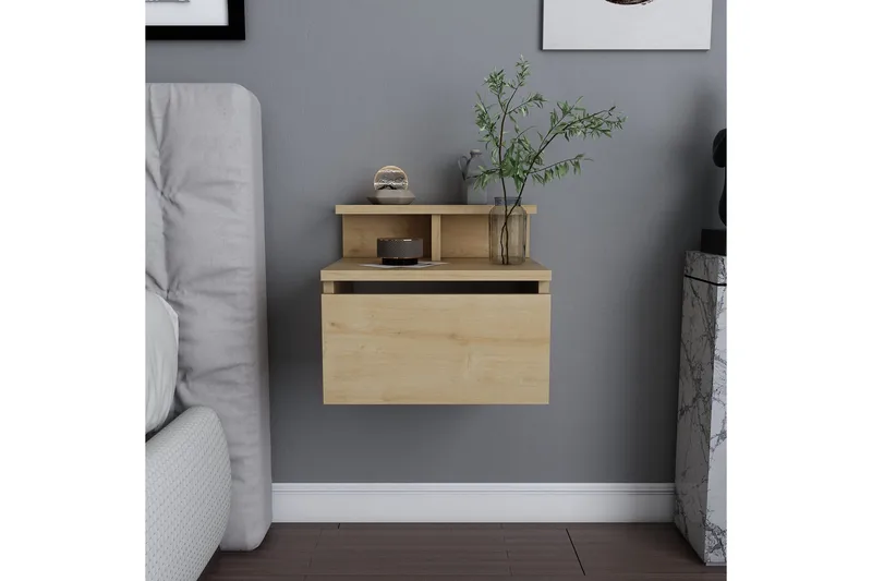 Desgrar Nattbord 39,8x35 cm - Brun - Møbler - Bord - Avlastningsbord - Sengebord & nattbord