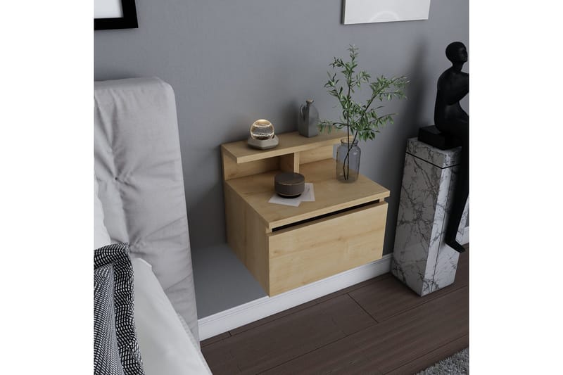 Desgrar Nattbord 39,8x35 cm - Brun - Møbler - Bord - Avlastningsbord - Sengebord & nattbord