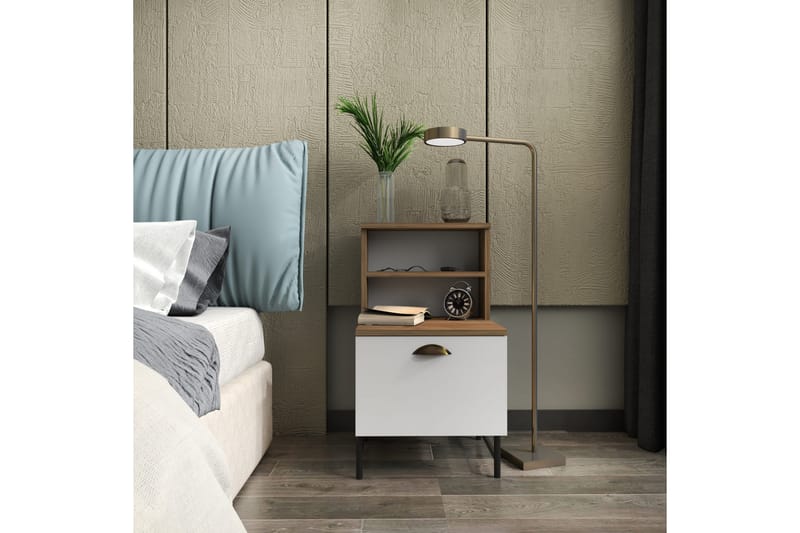 Desgrar Nattbord 45x22,5 cm - Brun - Møbler - Bord - Avlastningsbord - Sengebord & nattbord