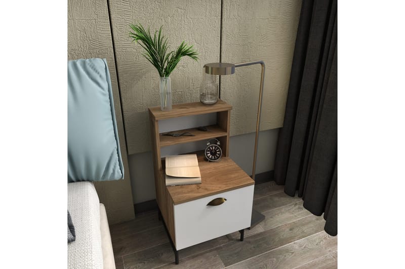 Desgrar Nattbord 45x22,5 cm - Brun - Møbler - Bord - Avlastningsbord - Sengebord & nattbord