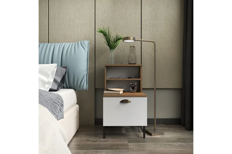 Desgrar Nattbord 45x22,5 cm - Brun - Møbler - Bord - Avlastningsbord - Sengebord & nattbord